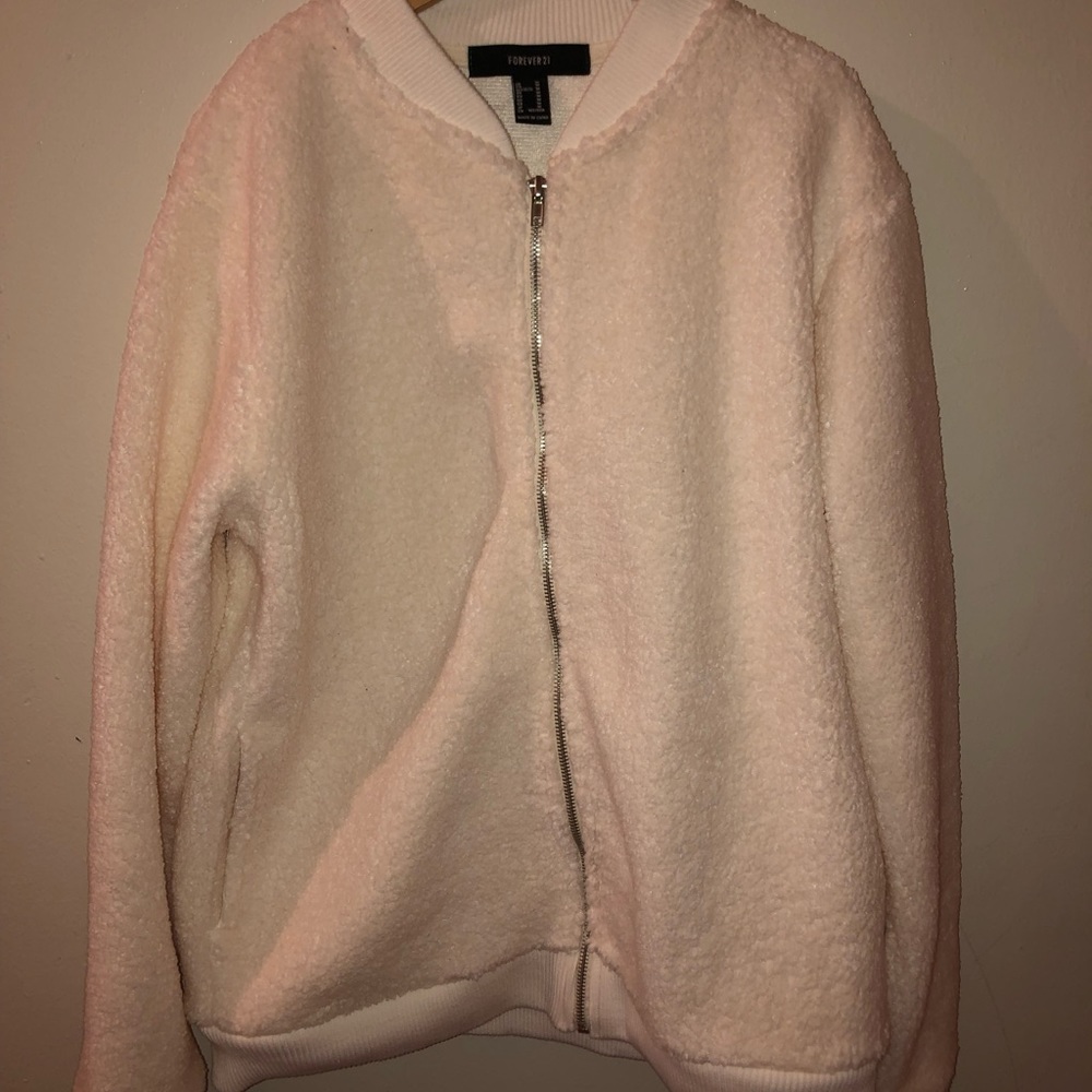 Faux Shearling Bombed Jacket